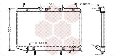 VAN WEZEL Radiators, Motora dzesēšanas sistēma 53002255